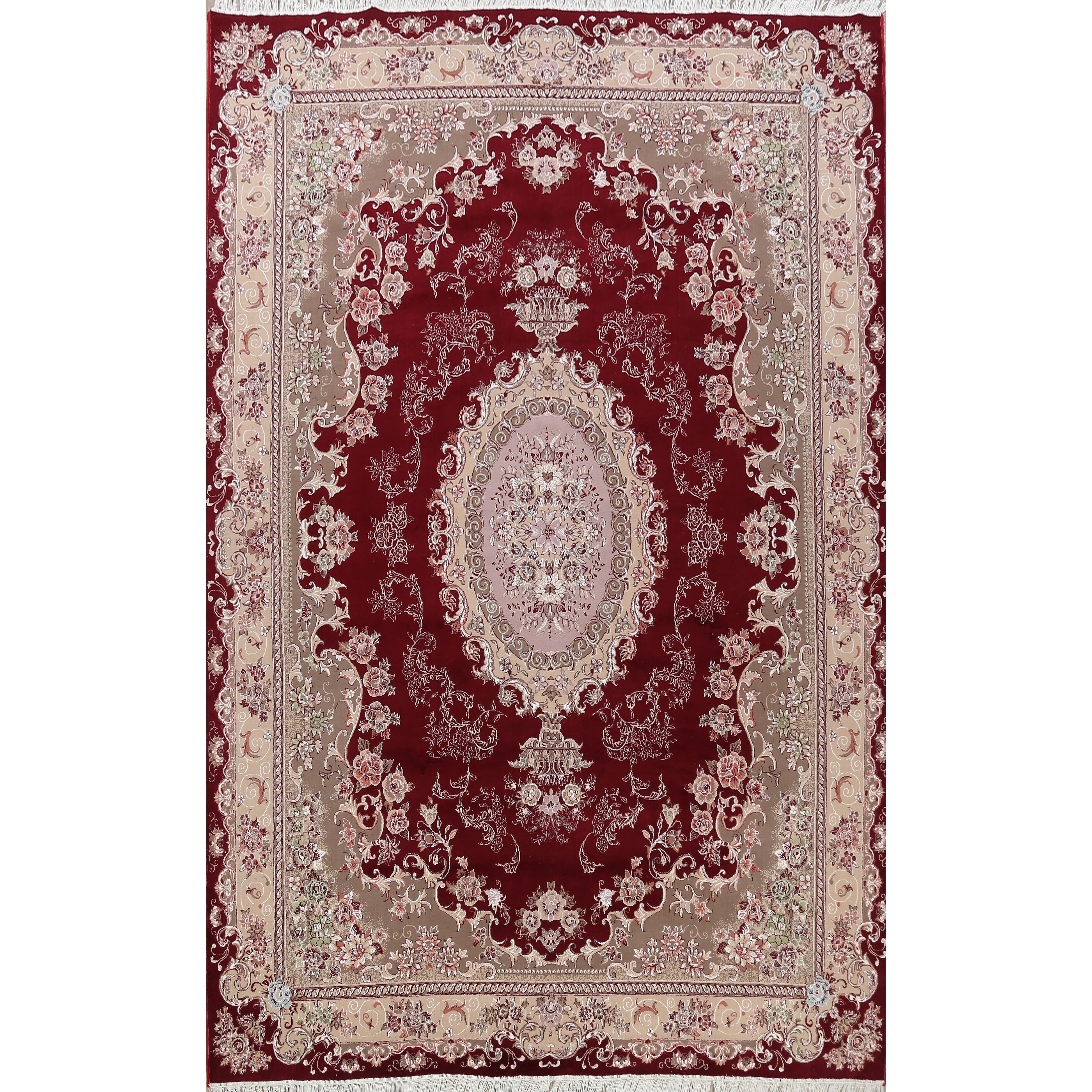 Shop Floral Tabriz Turkish Dining Room Area Rug Traditional Carpet
