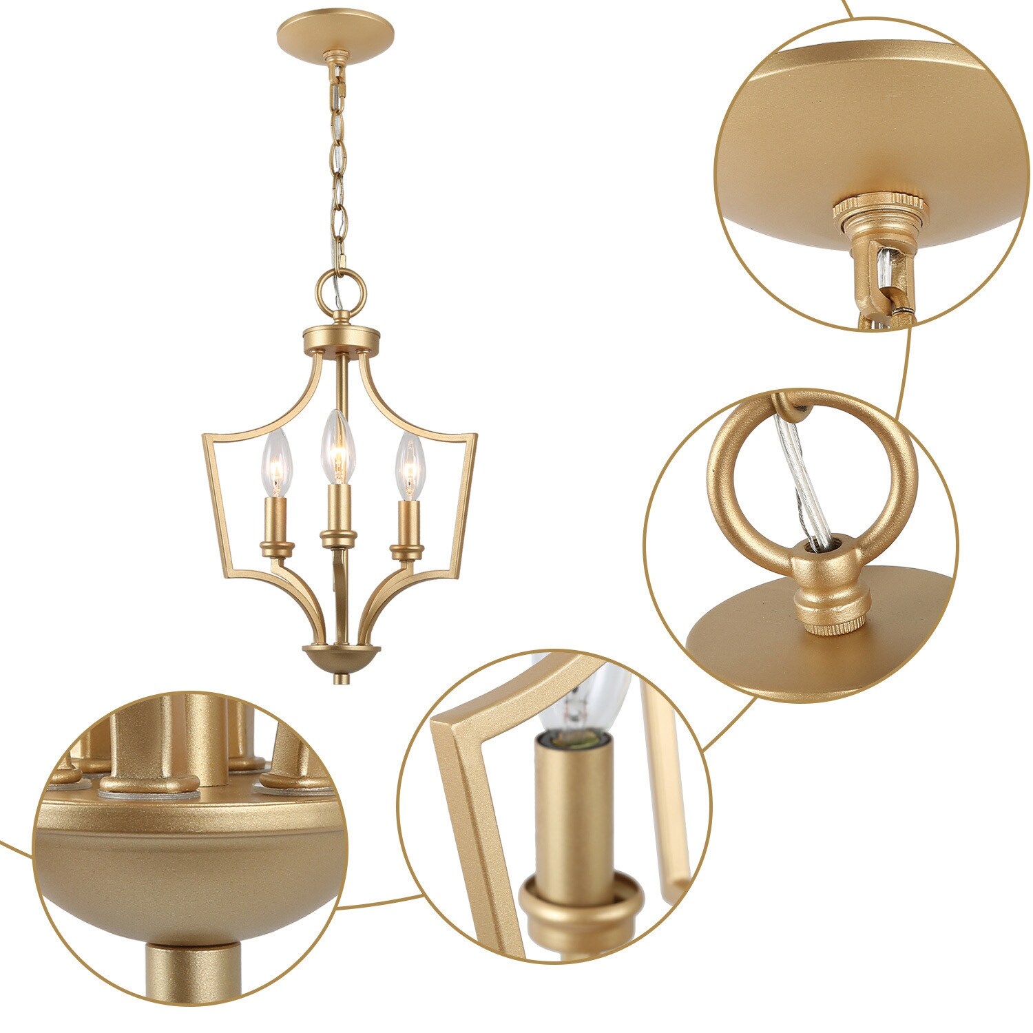 Ksana gold chandelier sale