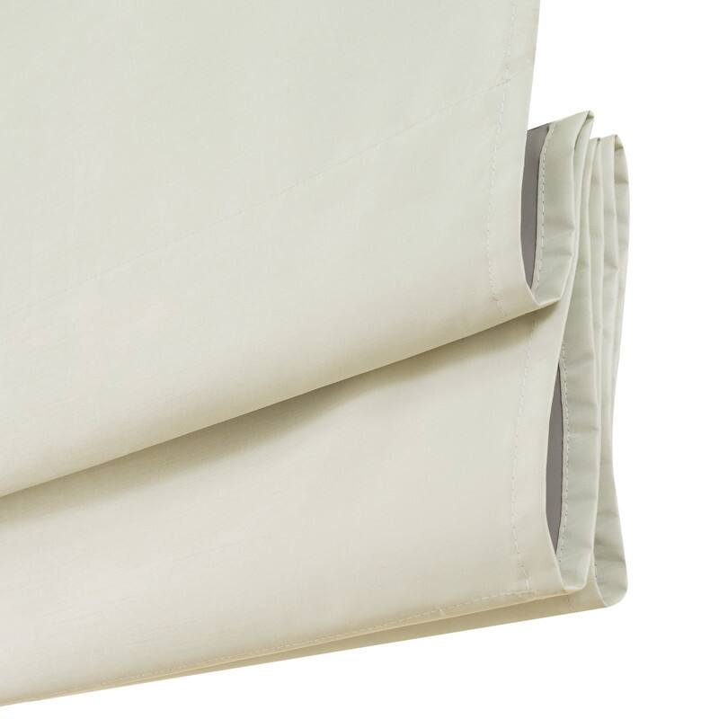 Eclipse Faux Silk 100% Total Blackout Cordless Roman Shade