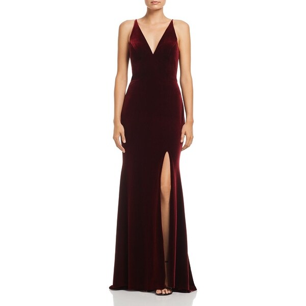 burgundy dress size 12