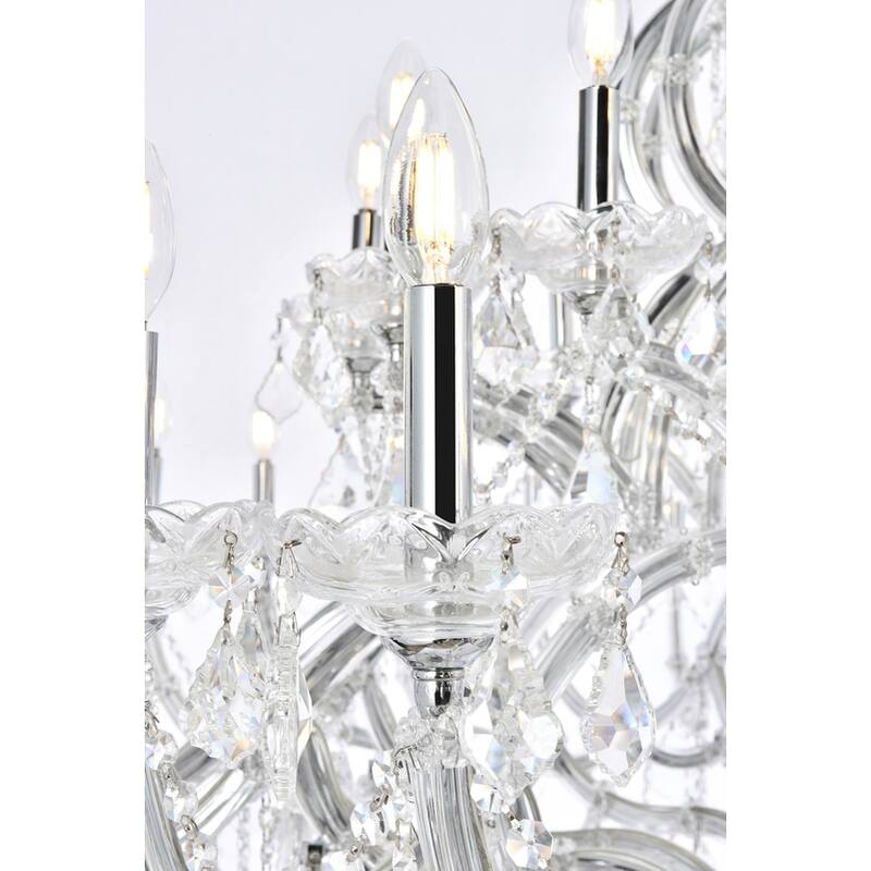 Fleur Illumination Collection Chandelier D:72in H:60in Lt:49 Chrome Finish