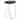 Gervase Contemporary Square Backless Stool Chrome