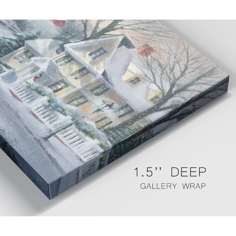Moonlit Skaters-Premium Gallery Wrapped Canvas - Ready to Hang