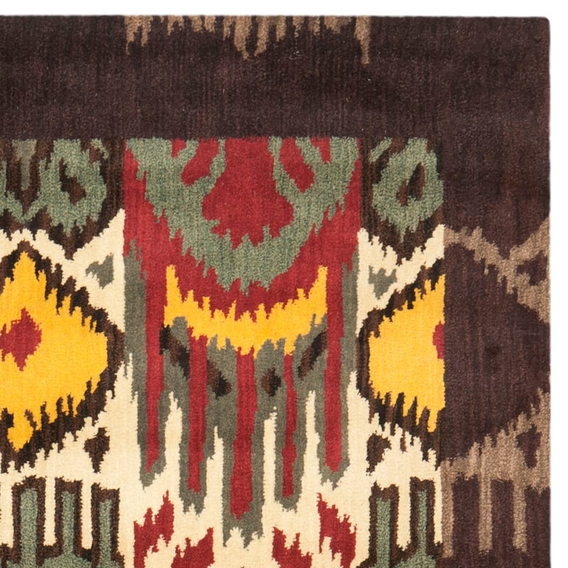 SAFAVIEH Handmade Ikat Shianne Modern Wool Rug