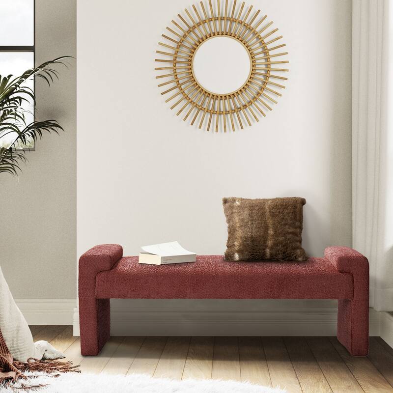 HULALA HOME Roland Modern 58.5''W Upholstered Bedroom Bench