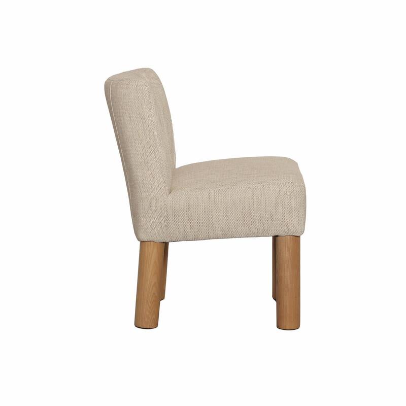 Austin Upholstered Dining Chair, Tweed Natural (Set of 2)