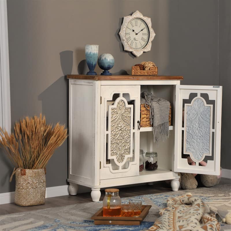PHI VILLA 2-Door Buffet & Sideboard Accent Storage Cabinet