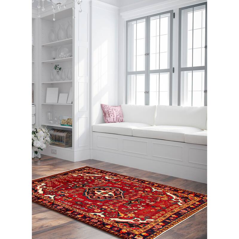 Anadol Red Rug 5'0" x 7'9" - 5'0 x 7'9