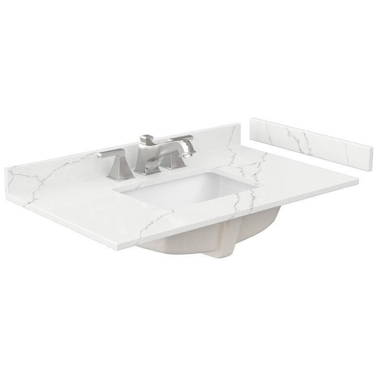 Wyndham Collection WCF292936S-QTZ-US3MXX Miranda 36" Free Standing