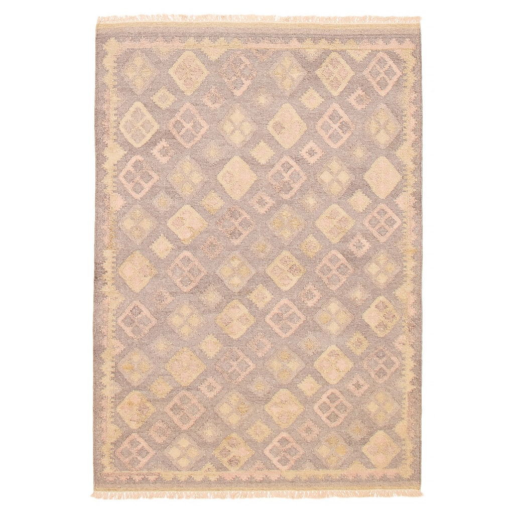 Ankara FW Grey Kilim 5'3" x 7'5" - 5'3 x 7'5