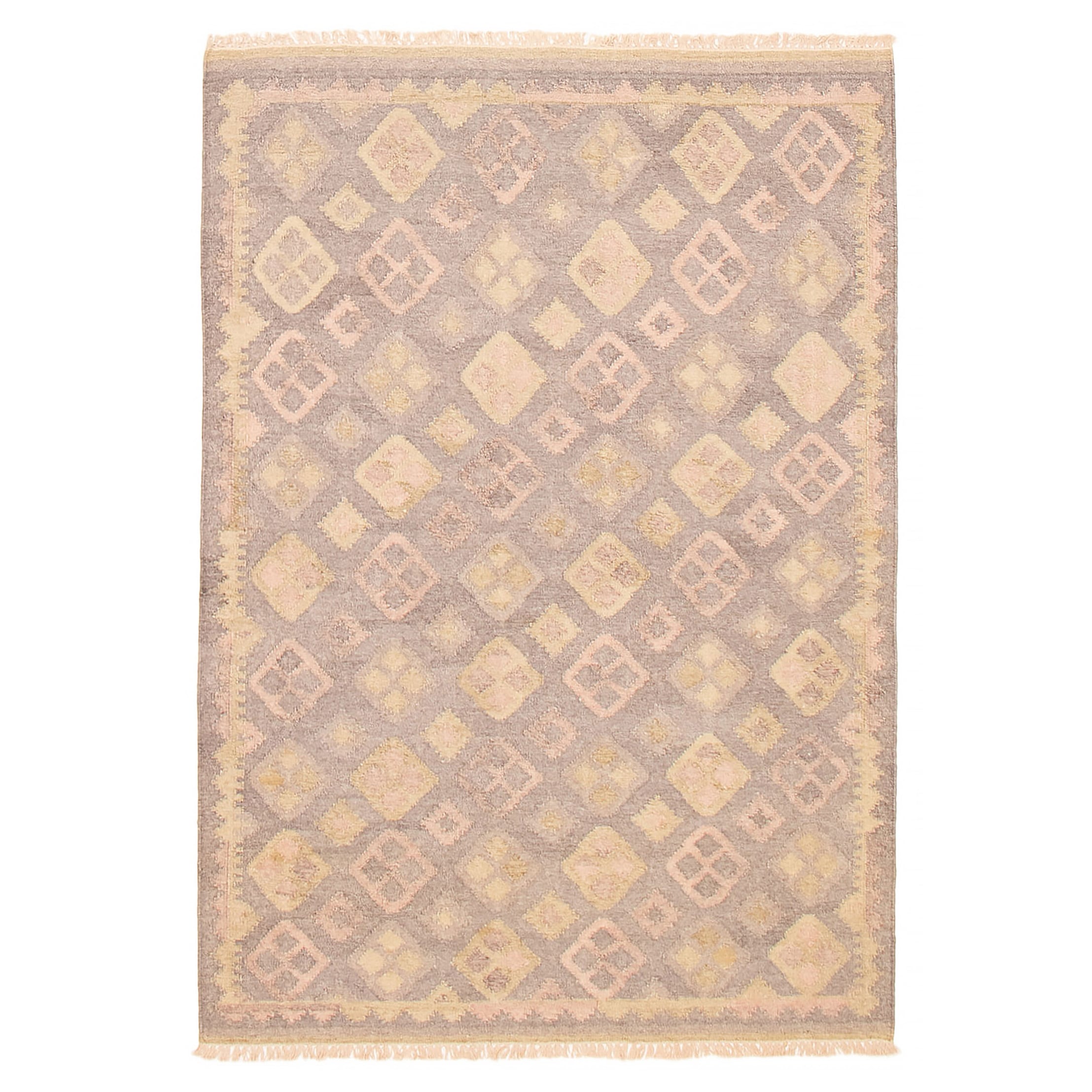 Ankara FW Grey Kilim 5'3" x 7'5" - 5'3 x 7'5