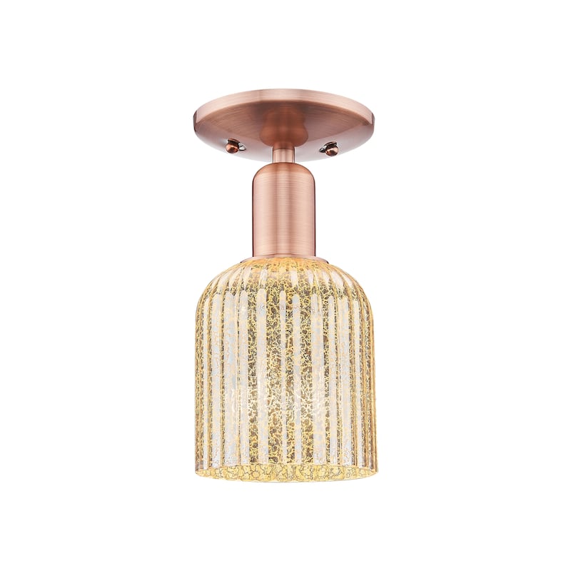 Innovations Lighting Downtown Urban - Bridal Veil - 1 Light 5" Semi-Flush Mount Light