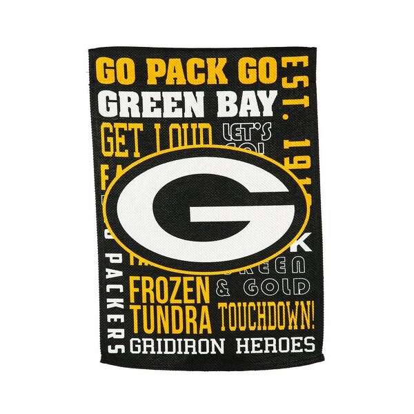 Shop Green Bay Packers Fan Rules 13 X 18 Decorative Team Flag On Sale Overstock 31260924
