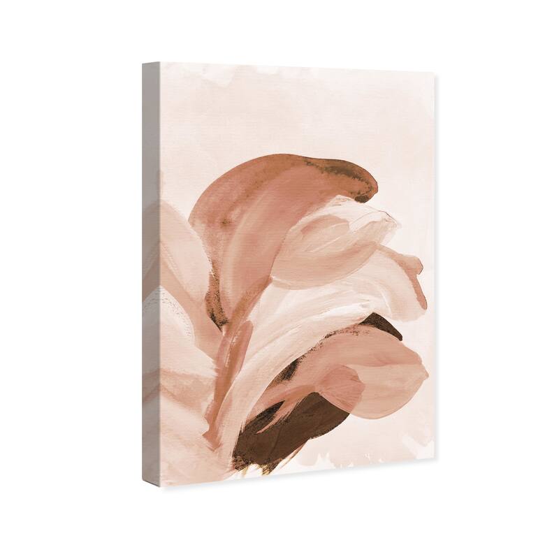 Wynwood Studio Canvas Floral and Botanical Desert Bouquet Brown and Cream White Modern & Contemporary Wall Art Canvas Print