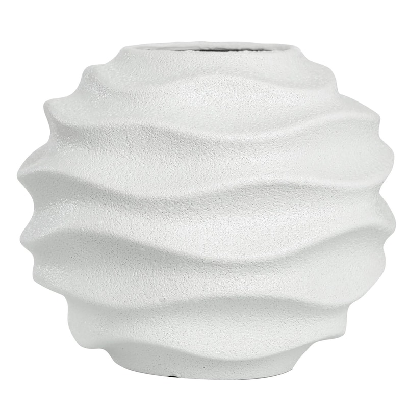 Harp & Finial Eris Vase - Matte Finish On Ceramic