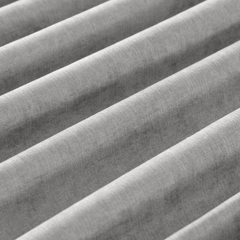 109.4" Chenille Sectional Sofa with Two Ottomans