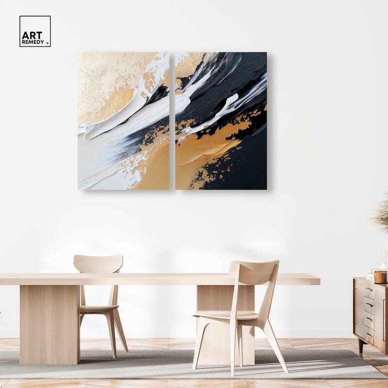 Forces III Canvas Set of 2 by Art Remedy, Gallery Wrapped