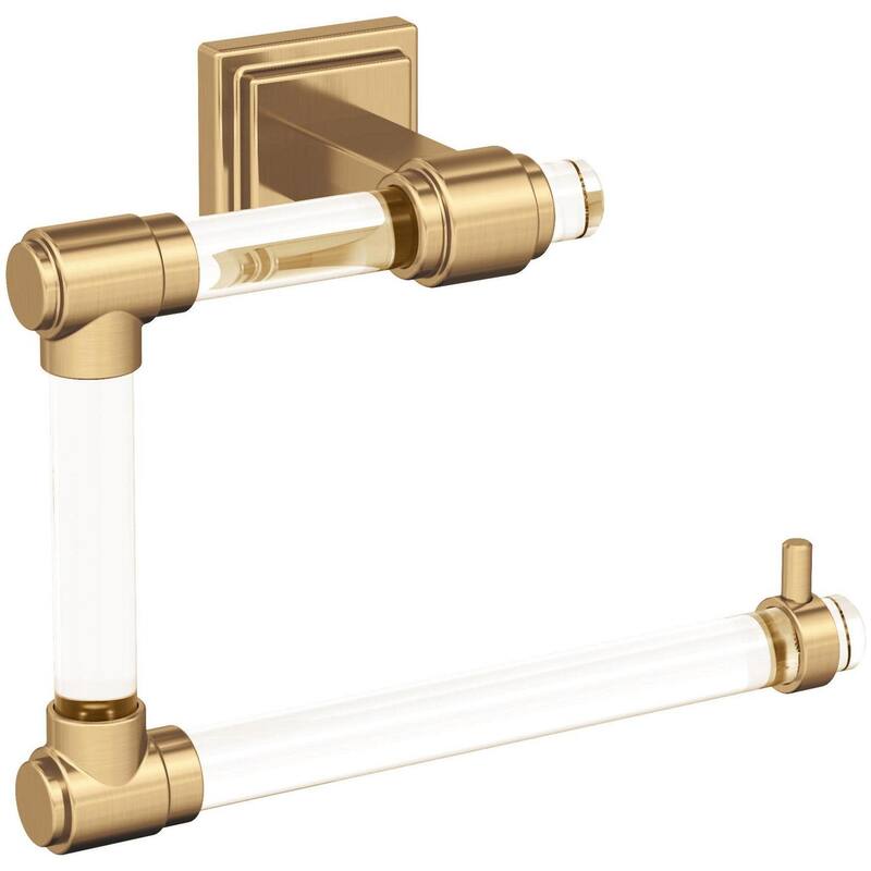 Amerock Glacio 5-7/16" Wall Mounted Towel Ring - Champagne Bronze