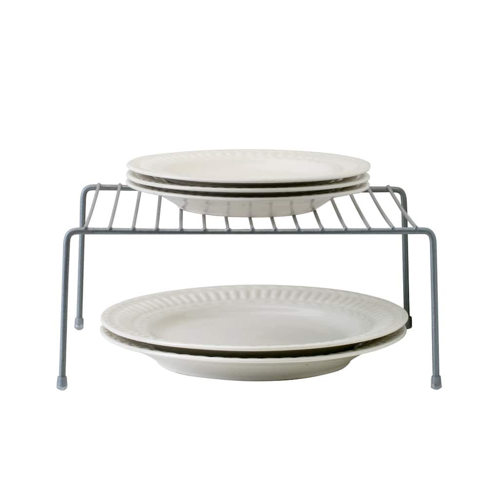 Kitchen Details Grey Iron Medium-sized Kitchen Shelf Organizer - 12.4" x 10.24" x 5.31"