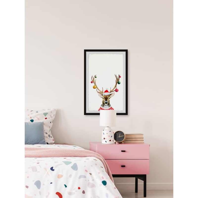 'Guide My Sleigh' Framed Painting Print