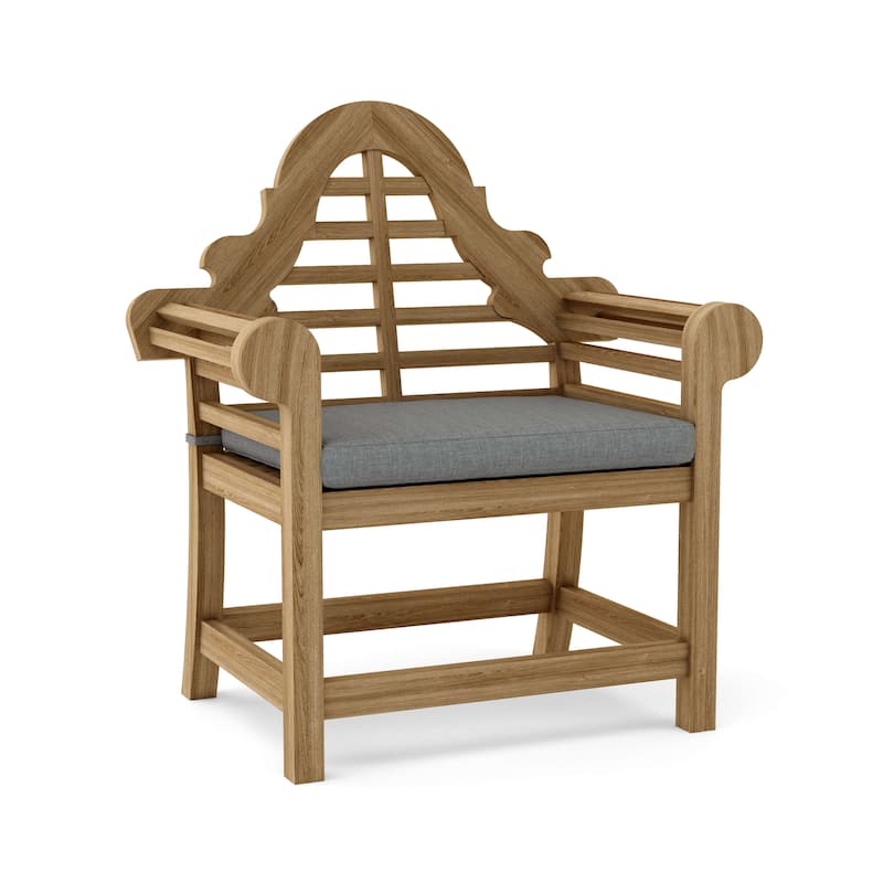 Marlborough Teak Outdoor Dining Chair - N/A