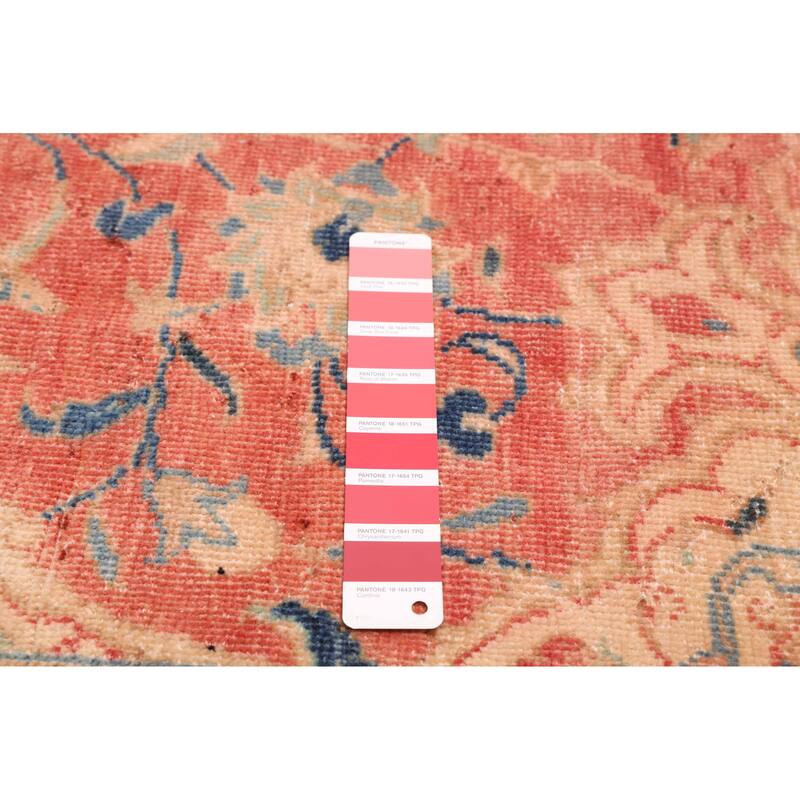 ECARPETGALLERY Hand-knotted Antalya Vintage Light Red Wool Rug - 9'2 x 12'8