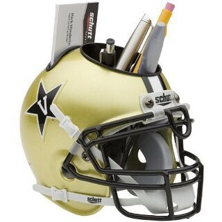 Shop Vanderbilt Commodores Gold Ncaa Football Schutt Mini Helmet