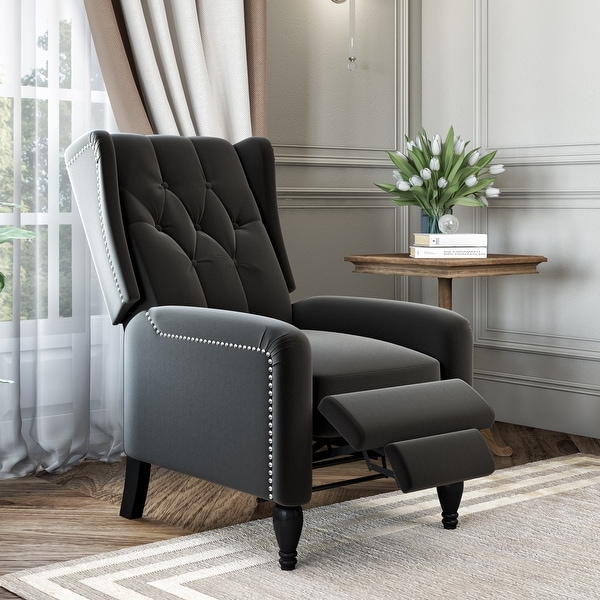 Silver crushed velvet hotsell recliner chair