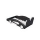 preview thumbnail 9 of 22, Twin Size Race Car-Shaped Platform Bed with Wheels