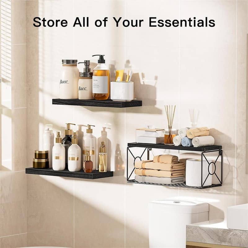 Bathroom Shelves Over Toilet - 15.75"D x 5.91"W x 1.2"H