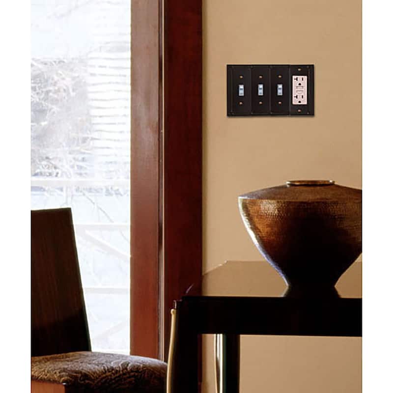 Elk Home Clickplates Aged Bronze Metal 2 Inch Wide Clickplate