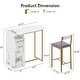 preview thumbnail 2 of 9, Dining Room Table with Double Tier Wine Rack and Glasses Hanging