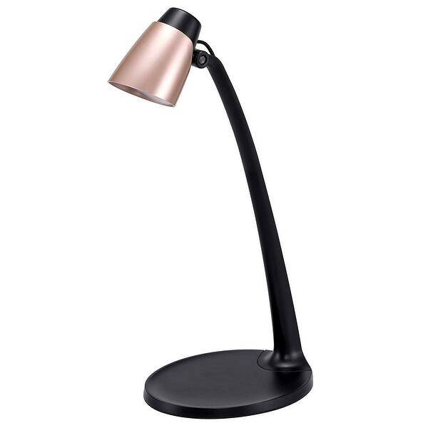 Shop Black Decker Rose Gold Led Desk Lamp Overstock 26457859