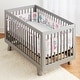 preview thumbnail 2 of 4, BreathableBaby Breathable Mesh Liner for Cribs, 4-Sides, Classic 3mm