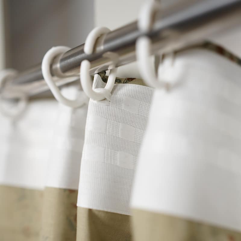 Fabdivine Block Print Curtain or Drape Decorative Home Accent Bed or Living Room