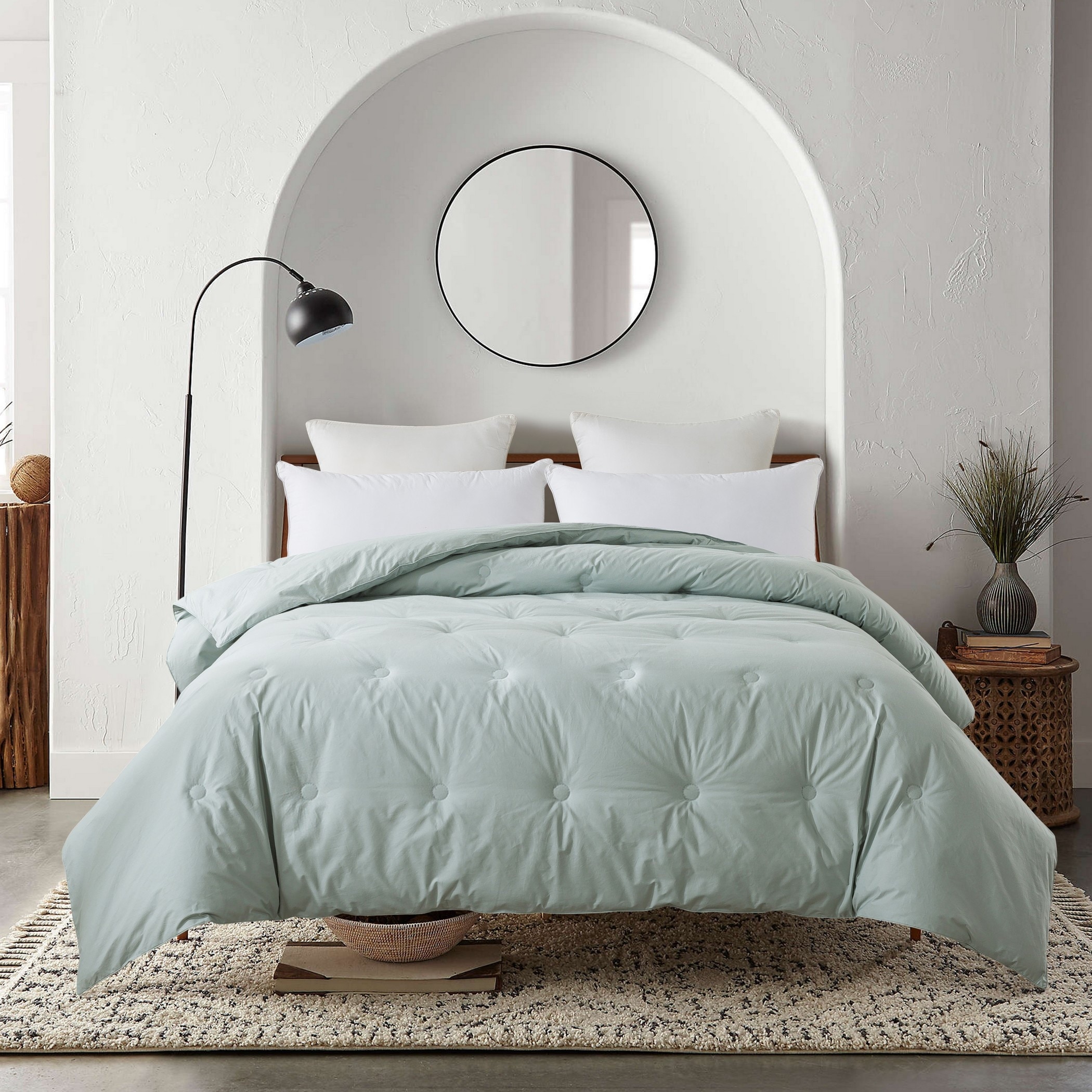 Snorze Cloud Comforter Set - Coma Inducer Oversized Bedding in Bronze Stone - Oversized Alaskan King