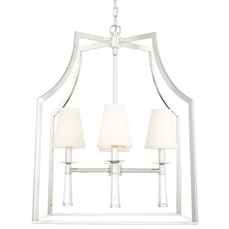 Crystorama Lighting Group Baxter 4 Light 22" Wide Chandelier - Polished Nickel