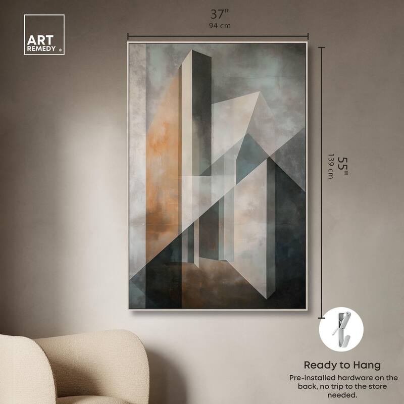 Spatial Geometry Canvas by Art Remedy