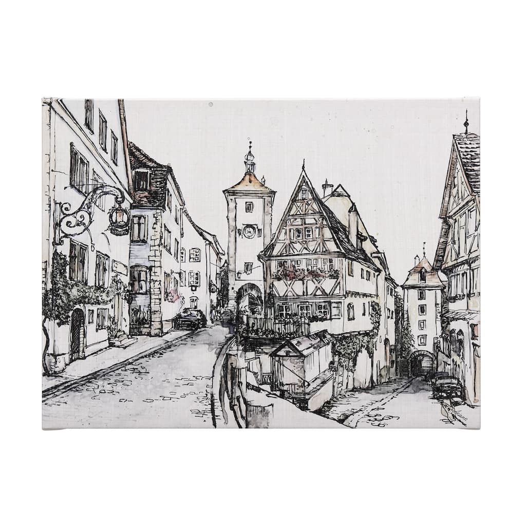 Travel Memories I (40 x 30) Canvas Art Print