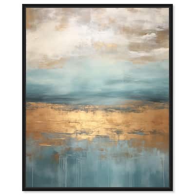 Cloudscape in Gold III Canvas by Art Remedy