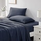 preview thumbnail 81 of 101, Vilano 21-inch Extra Deep Pocket 4-Piece Bed Sheet Set with Pleated Hem