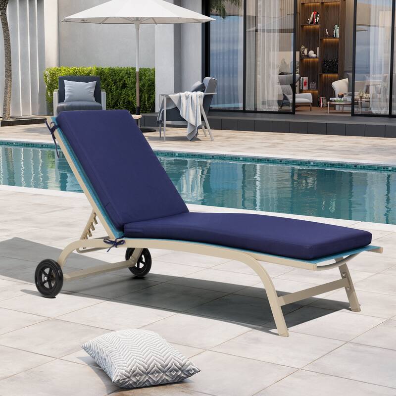 Outdoor Patio Chaise Lounge Chair Cushion