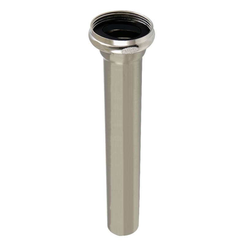 Kingston Brass Possibility 1-1/2" to 1-1/4" Step-Down Tailpiece, 8" Length - Brushed Nickel