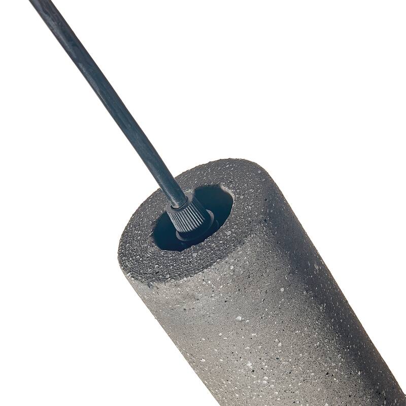 1-Light Industrial Style Concrete Pendant Light