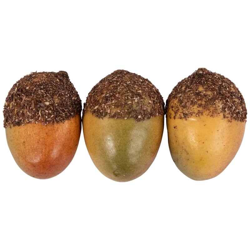 Fall Harvest Artificial Acorns and Maple Leaves Decoration Set - 11 Piece
