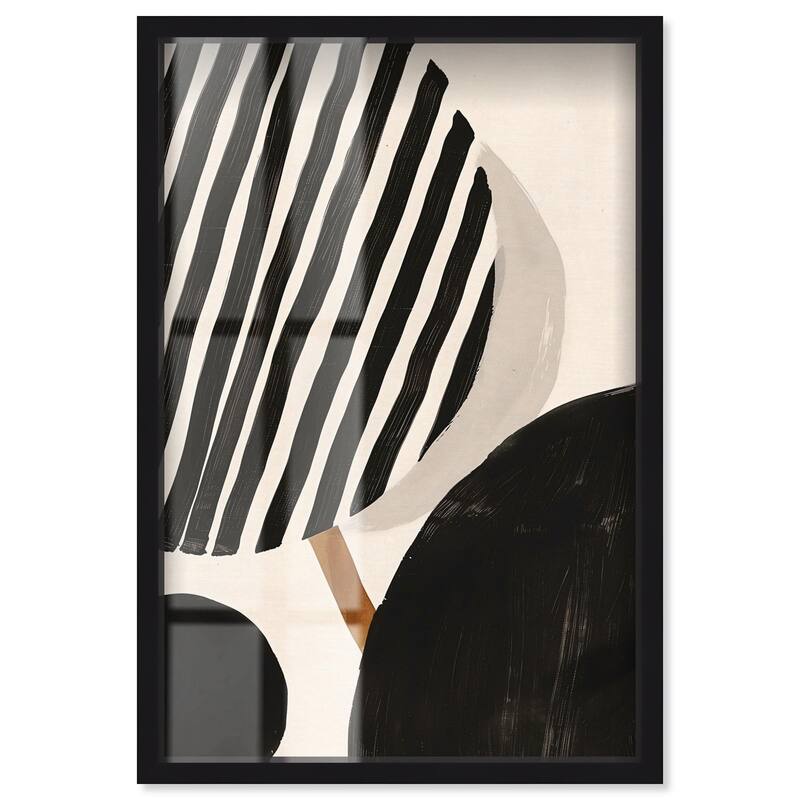 Linear Contempo Shadowbox by Art Remedy - Black - 30" x 45"