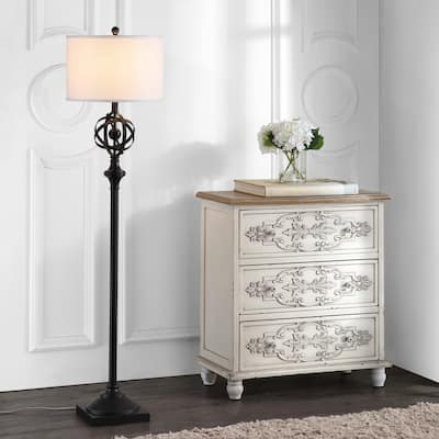 SAFAVIEH Lighting 60-inch Franklin Armillary Oil-Rubbed Bronze Floor Lamp - 15"x15"x60"