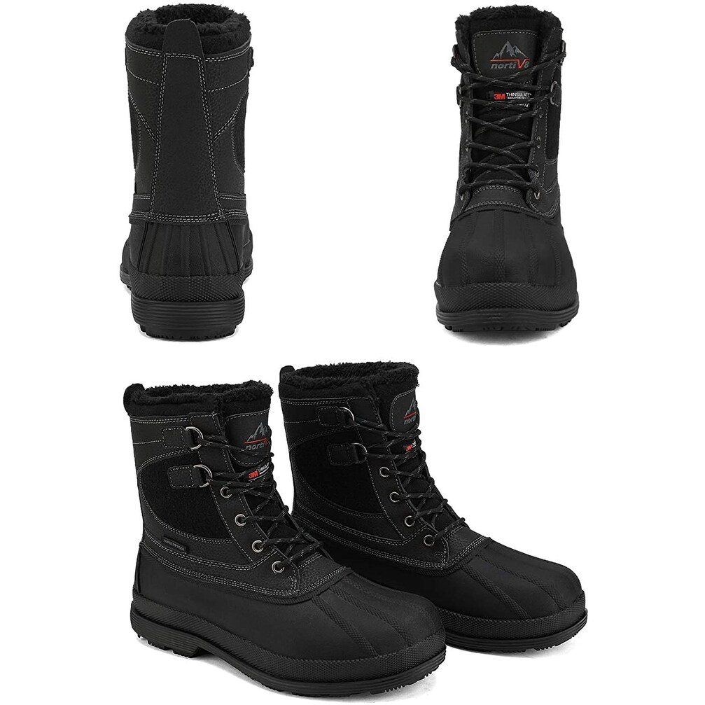 nortiv 8 men's 170410 waterproof winter snow boots