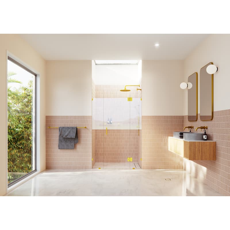 Glass Warehouse GHF-52 Stellar 78" High x 52" Wide Hinged Frameless