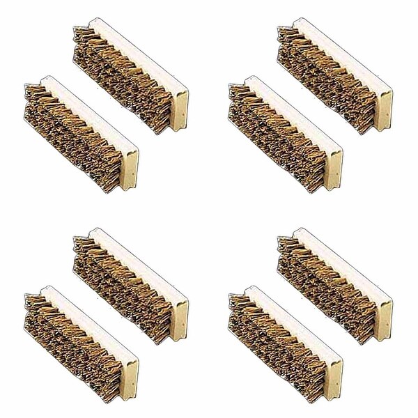 4 Boot Scraper Natural Wood Replacement Bristle Brush